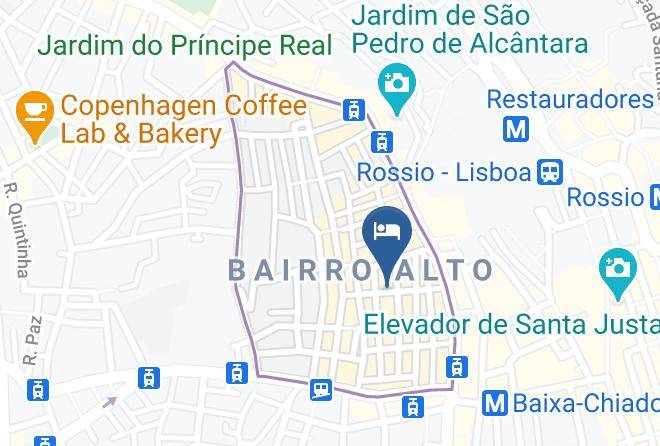 Lisbon - Pensao Residencial Camoes Maps