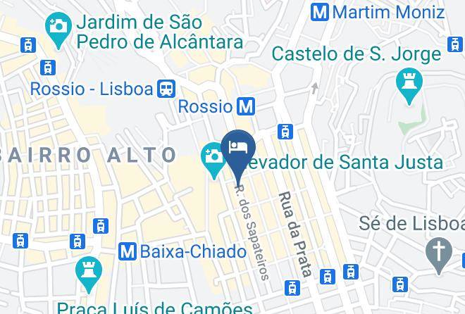 Lisbon - Pensao Residencial Rossio Maps