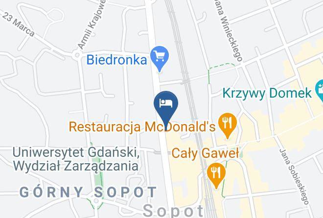 Sopot - Pensyonat Sopocki Maps