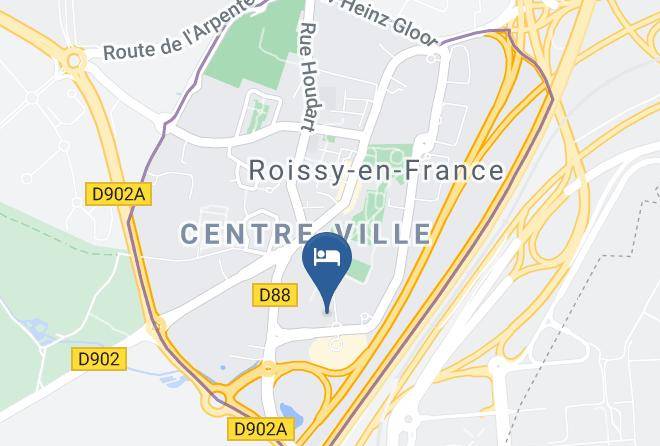 Pentahotel Paris Cdg Airport Map