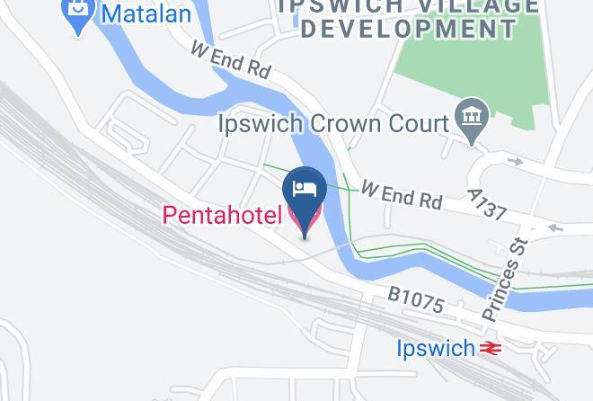 Suffolk - Pentahotel Ipswich Maps