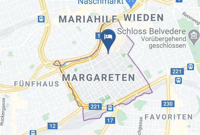 Vienna Margareten - Pentahotel Vienna Maps