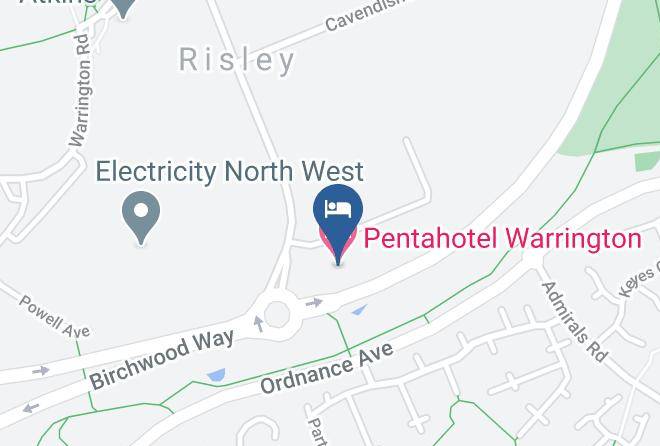 Warrington - Pentahotel Warrington Maps