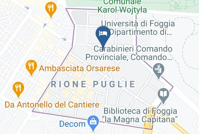 Foggia - B&b Attico Volta Maps