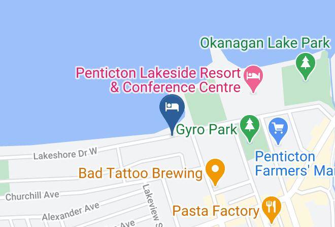 Okanagan Similkameen - Penticton Slumber Lodge Motel Maps