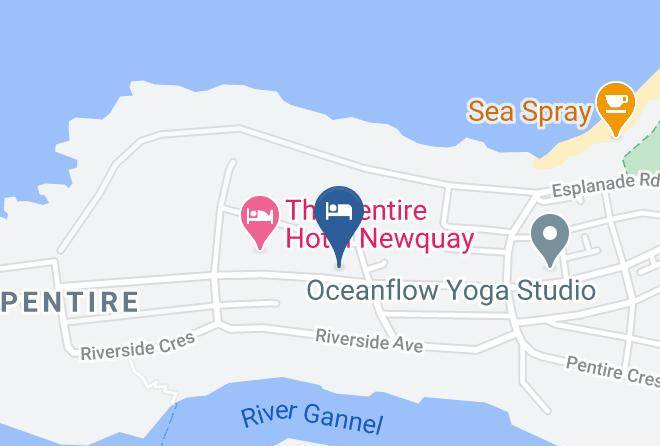 Pentire Heights Newquay Map