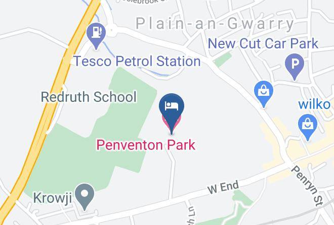 Cornwall - Penventon Park Hotel Maps
