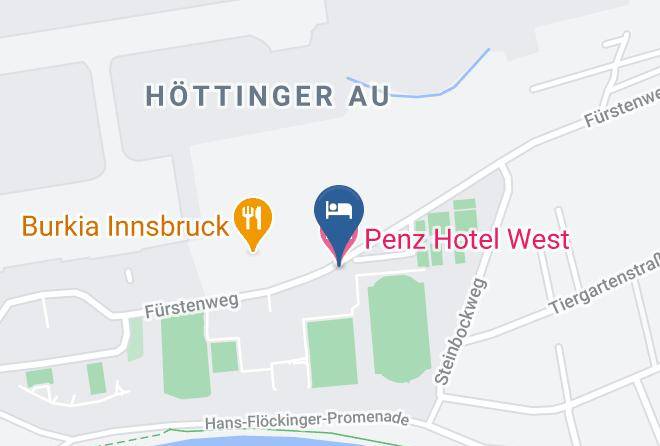Innsbruck Stadt - Penz Hotel West Maps