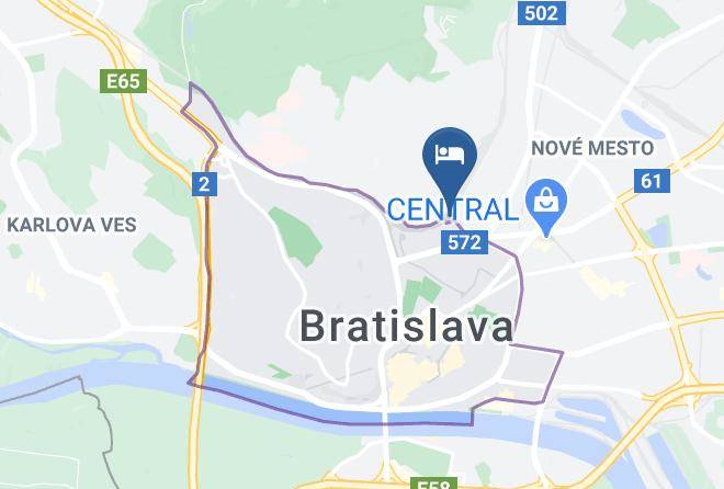 Bratislava - Penzion Donet Maps
