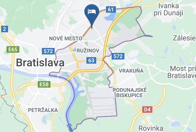 Bratislava Ruzinov - Penzion Edison Maps