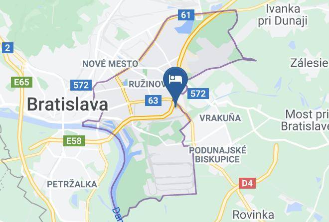 Bratislava Ruzinov - Penzion Jarka Maps