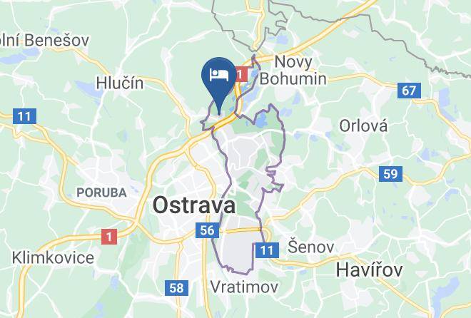Ostrava - Penzio Ostrava Maps