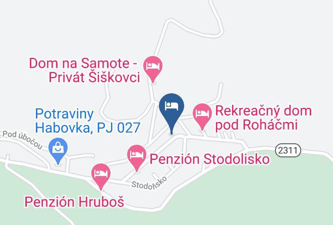 Tvrdosin - Penzion 105 Maps