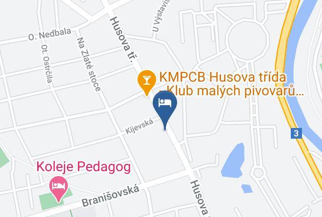 Ceske Budejovice - Penzion 4 Dvory Maps