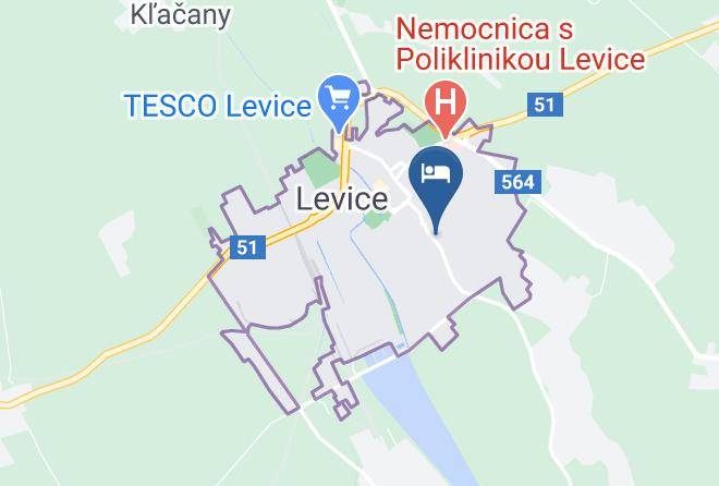 Levice - Penzion 4you Maps