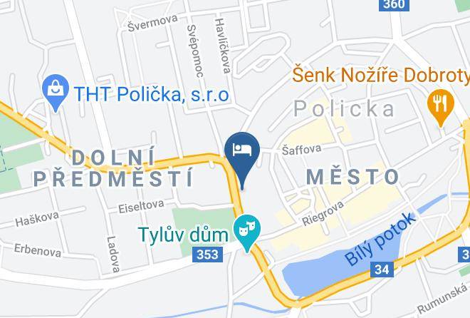 Svitavy - Penzion 555 Maps