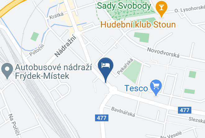 Frydek Mistek - Penzion A Hotel U Kriveho Psa Ubytovani Frydek Mistek Maps
