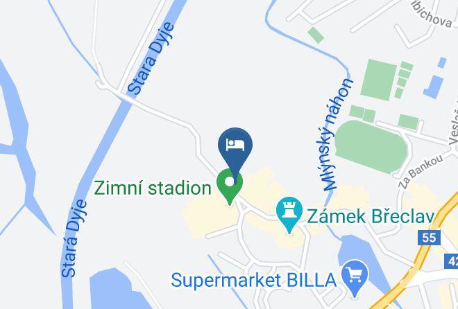 Breclav - Penzion A Kavarna Elux Maps