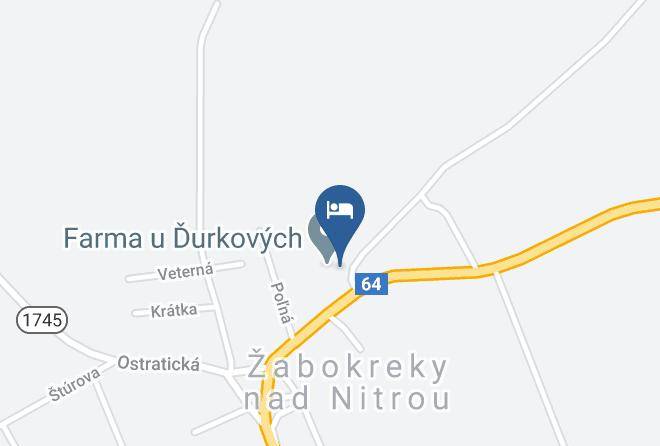 Partizanske - Penzion A Kaviaren U Durkovych Maps