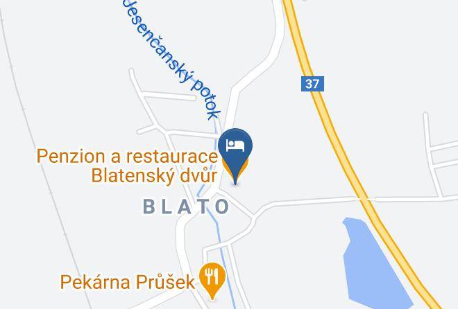 Mikulovice - Penzion A Restaurace Blatensky Dvur Maps