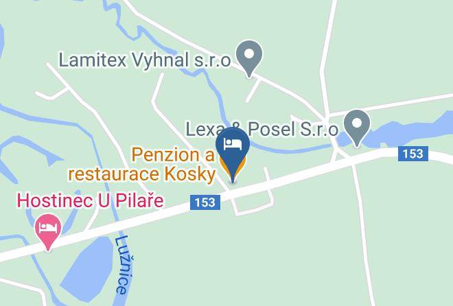Jindrichuv Hradec - Penzion A Restaurace Kosky Maps