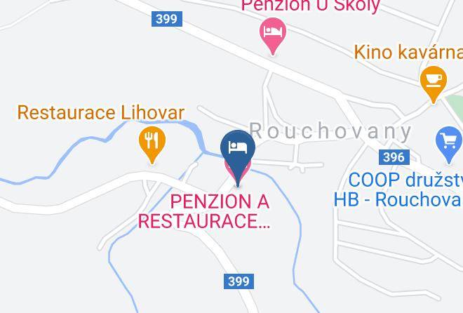 Trebic - Penzion A Restaurace Lihovar Rouchovany Maps