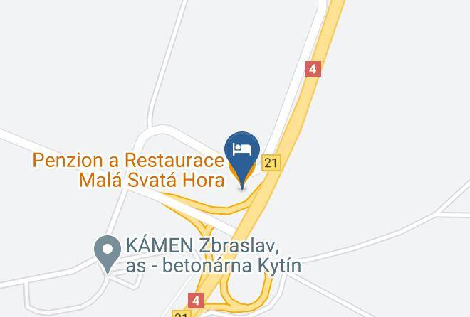 Prague West - Penzion A Restaurace Mala Svata Hora Maps