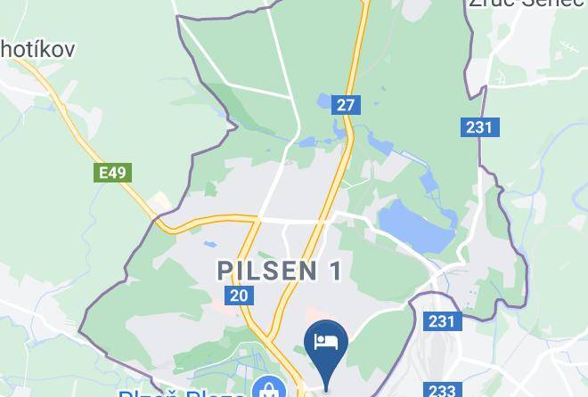Pilsen - Penzion A Restaurace Stara Roudna Maps
