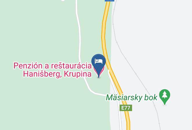 Krupina - Penzion A Restauracia Hanisberg Krupina Maps