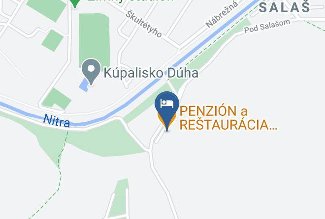Partizanske - Penzion A Restauracia Salas Partizanske Maps