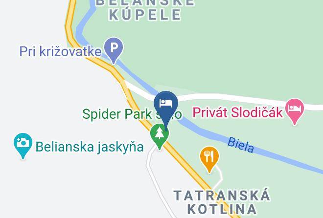 Poprad - Penzion A Restaurant Koliba Maps