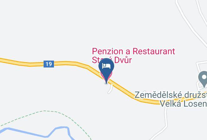 Zdar Nad Sazavou - Penzion A Restaurant Stary Dvur Maps