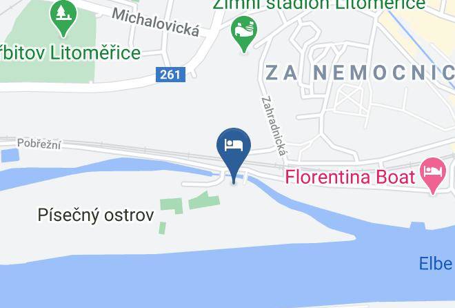 Litomerice - Penzion A Ubytovna Koupaliste Maps