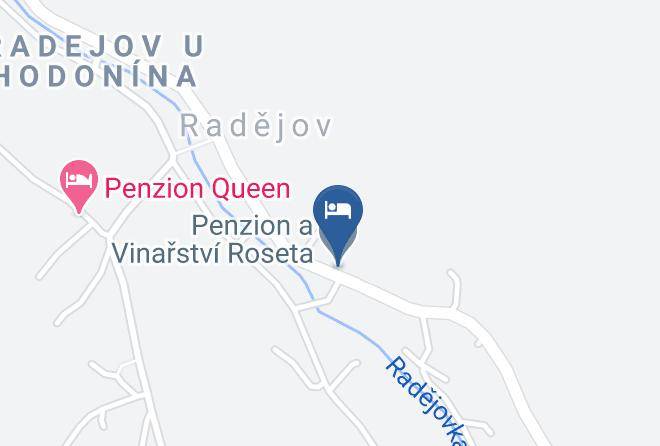 Hodonin - Penzion A Vinarstvi Roseta Maps
