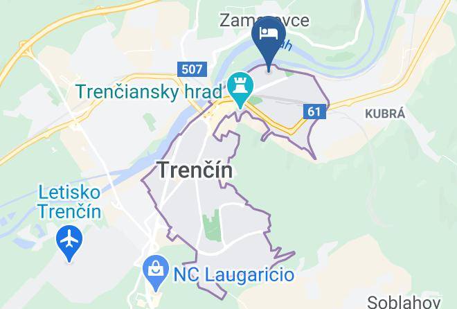 Trencin - Penzion Accom Maps