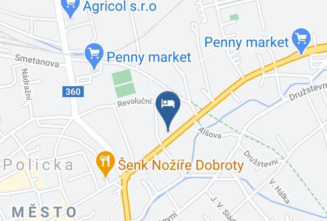 Svitavy - Penzion Adela Maps