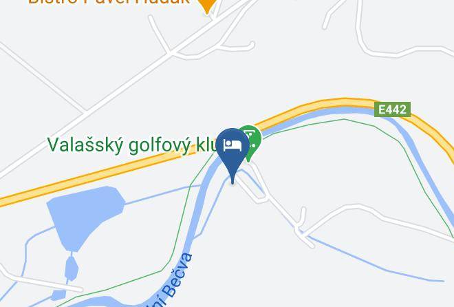 Vsetin - Penzion Adela Maps