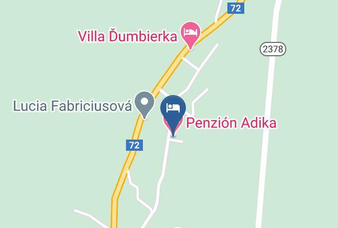 Brezno - Penzion Adika Maps