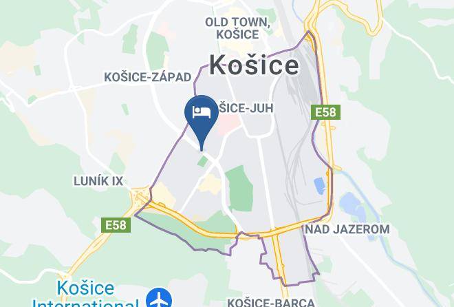 Kosice Juh - Penzion Alejova Maps