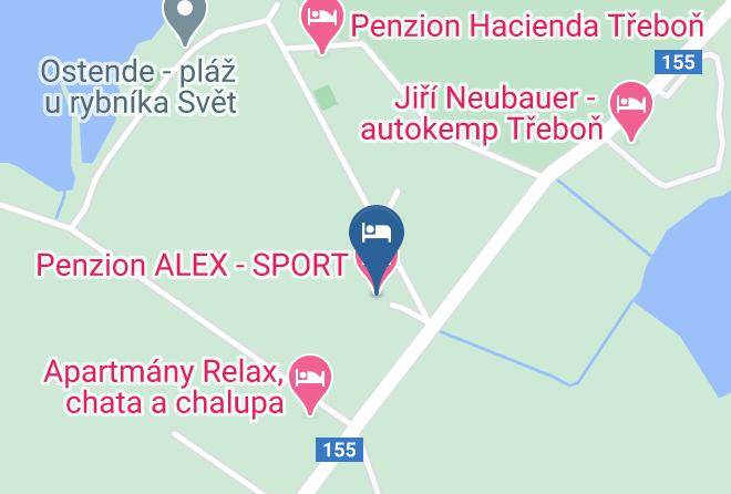 Jindrichuv Hradec - Penzion Alex Sport Maps