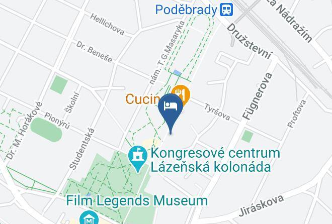 Nymburk - Penzion Alfa Podebrady Maps