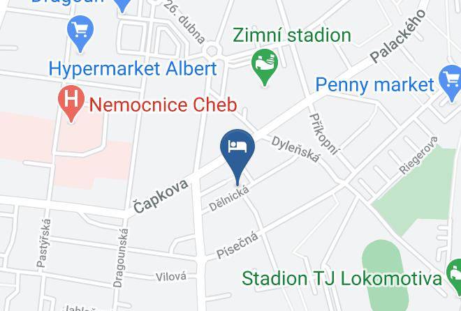 Cheb - Penzion Anna Maps