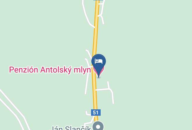 Banska Stiavnica - Penzion Antolsky Mlyn Maps