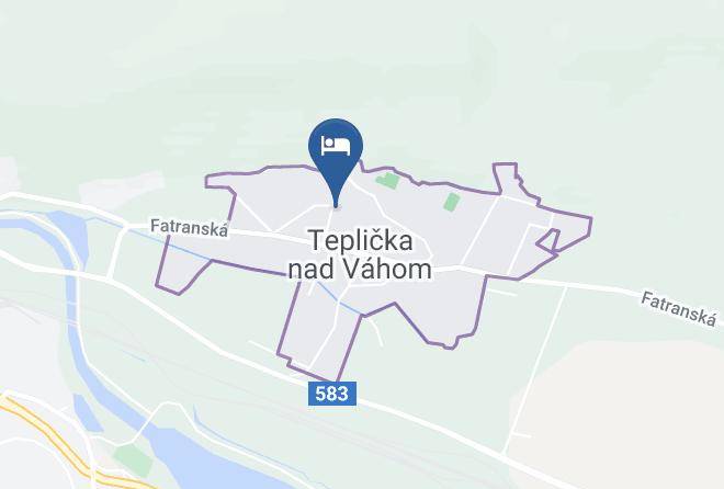 Teplicka Nad Vahom - Penzion Anton Maps