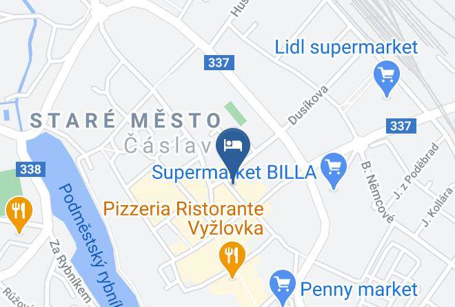 Kutna Hora - Penzion Aviatik Maps