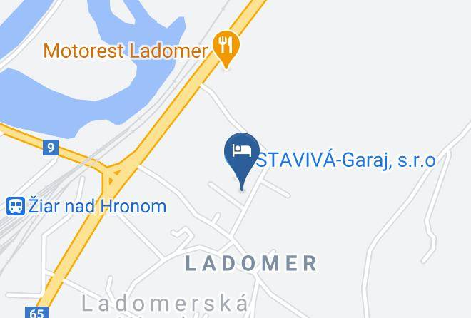 Ziar Nad Hronom - Penzion Avio Angels Maps