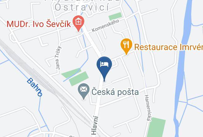Frydek Mistek - Penzion Babi Vrch Maps