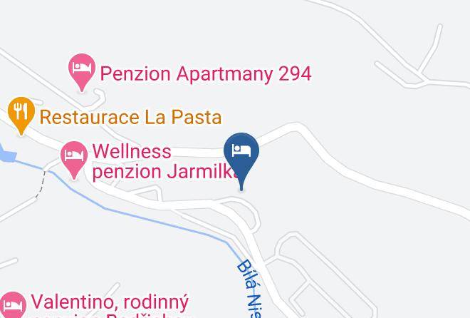 Jablonec Nad Nisou - Penzion Bajama Maps
