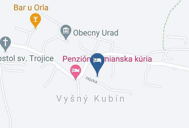 Dolny Kubin - Penzion Bajo Maps