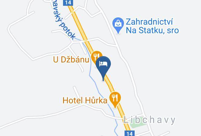 Usti Nad Orlici - Penzion Bakara Maps